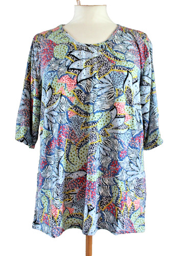 Italy damen bunte - bunte, bluse