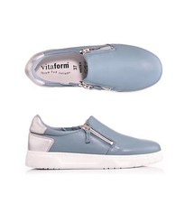 VITAFORM Damen-Slipper. 38 Graublau