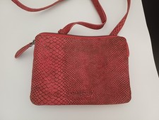 Liebeskind Berlin kleine Ledertasche Vintage rot 23 x 17 cm