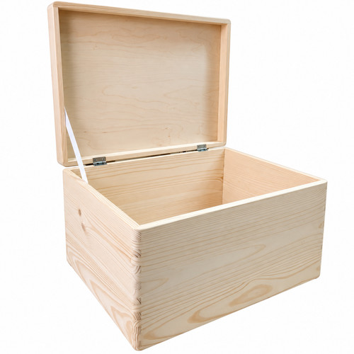 Holzkiste 40x30x22 mit - holzkiste,