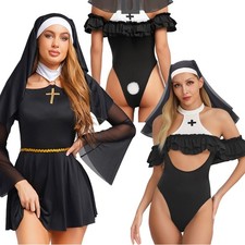 Frauen Cosplay Sexy Nonne