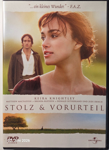 Dvd stolz und vorurteil - dvd,