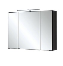 Badezimmer Spiegelschrank grau