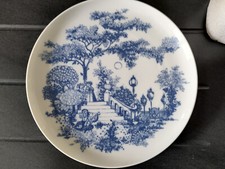 Rosenthal, großer, Teller, Sammelteller, Björn Wiinblad, blau, weiß, 26 cm