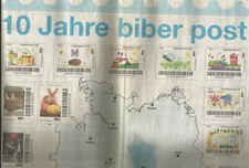 10 Jahre Biberpost, Beilage der Magdeburger Volksstimme von 2011, 8 S.