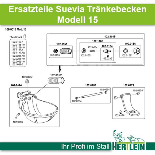 Ersatzteile für suevia - ersatzteile,