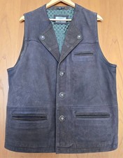 Lederweste Trachtenweste   Gr. 50, Marke Birkhahn, dunkelbraun, guter Zustand