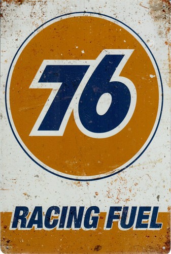 Blechschild racing fuel - blechschild,