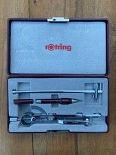 Präzisionszirkel-Set-Reisszeug rOtring 4-teilig hochglanzverchromt  154-topp