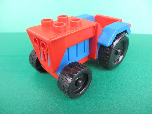 Lego duplo traktor - traktor, rot