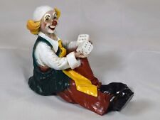 Deko Figur Clown mit Würfel