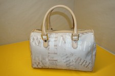 FERRE` Milano Handtasche beige/creme    - gebraucht-