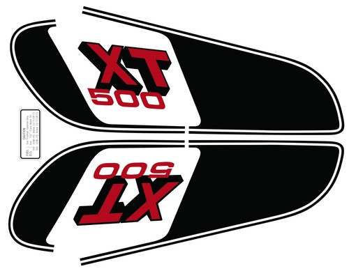 Xt500 tankdekor modell 1979 - tankdekor,