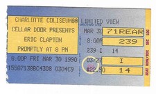 Eric clapton 90 charlotte - 3/30/90,