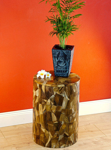 Beistelltisch teak mosaik - teak,