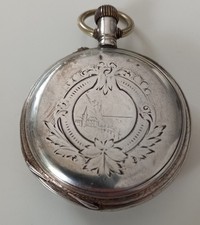 Antike Herrentaschenuhr Silber