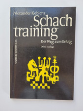 Schachbuch "Schachtraining" von Alexander Koblenz