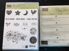 Stampin Up Holz Wörter