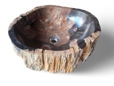Fossil Waschbecken Handgefertigtes Unikat aus versteinertem Holz für dein Bad...