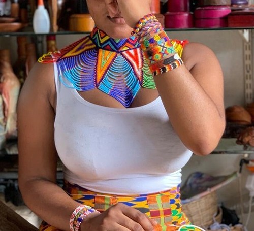 Ankara perlenarmband - ankara,