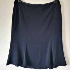 Gerry Weber Rock Gr. 46 Godet, nachtblau, gefüttert, seitl. RV, knittert kaum