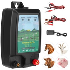 Weidezaungerät 12V/230V Elektrozaungerät Weidezaun Weidegerät Elektrozaun 10 km