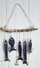 Mobile Fische aus Stoff