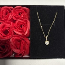 Damen Herz Anhänger mit Kette