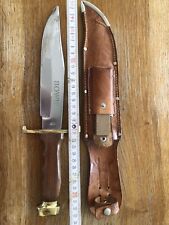 Bowie-Messer Carl Schlieper Solingen mit Lederscheide