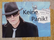 Udo Lindenberg DHL Poster "Keine Panik" auf der Andrea Doria  39 x 29cm  TO
