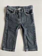 JACADI HOSE FÜR KLEINKINDER GR.12 MONATE 74 CM DUNKELBLAU DENIM JEANS