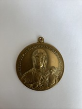 Medaille Schwarze Madonna Tschenstochau Bronze, Durchmesser 5cm