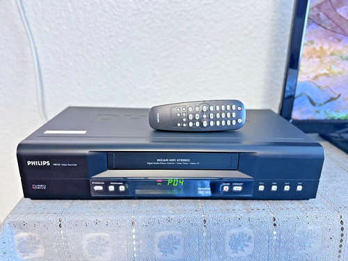 Vhs vcr philips - philips, turbo