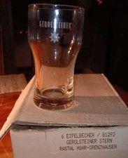 6 EIFELBECHER❤️GEROLSTEINER 0,1l NEU WASSER SAFT VASE TEELICHT ZWECKMÄßIG???