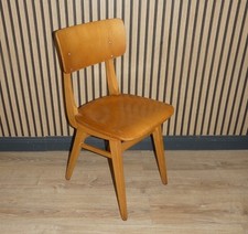 Klassiker Casala Holz Stuhl Schulstuhl beige Buche Holzstuhl vintage retro 50er