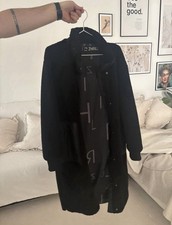 Plüschmantel / Teddy Mantel  Schwarz Gr M Neu Ohne Etikett