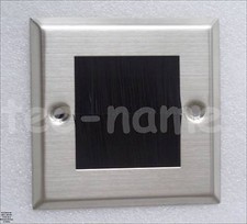 UP KABEL AUSLAßDOSE AUSLAß DOSE EDELSTAHL BLENDE ABDECKUNG UNTERPUTZ