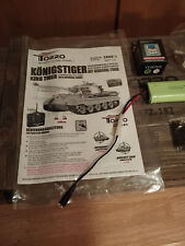 Torro / Deutscher Königstiger Maßstab 1:16 Metall mit zweitem großem Akku.