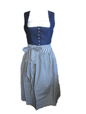 Dirndl Lorena Kurz Dunkelblau
