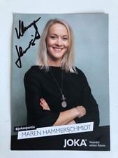 orig. Biathlon Autogrammkarte Maren Hammerschmidt