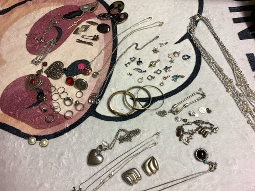 Silber farbender schmuck alles - silber,