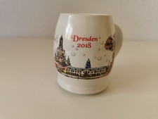 Tasse vom Weihnachtsmarkt an der Frauenkirche, Dresden 2018, sehr guter Zustand