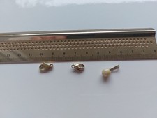 2 x 333 er Gold Karabiner Verschluss Kettenverschluss 10mm& 12mm, 1 Anhänger 585