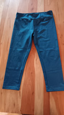 Sport- Stretch- Caprihose blau/gemustert  M - 40 / 42  " NEU" !! Maße beachten !