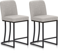 ALPHA HOME Barhocker 2Er Set Barstuhl Küchenstuhl Mit Metallgestell Küchenhocker