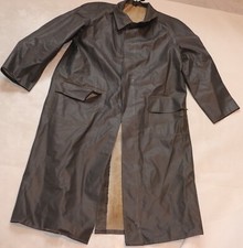 HERREN VINTAGE Rillo Gummi Regenmantel Mantel ca GR25 mit Schaden