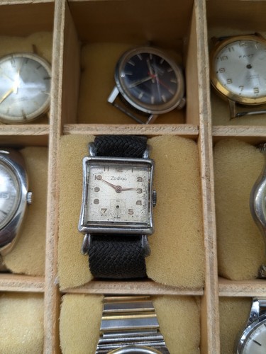 Vintage zodiac square watch - zodiac,