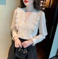 Hemd Jersey Bluse Frau Bluse