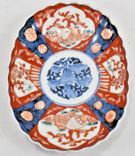 Feine japan imari schale - imari, oval