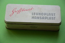 Alte blechdose leukoplast - blechdose,